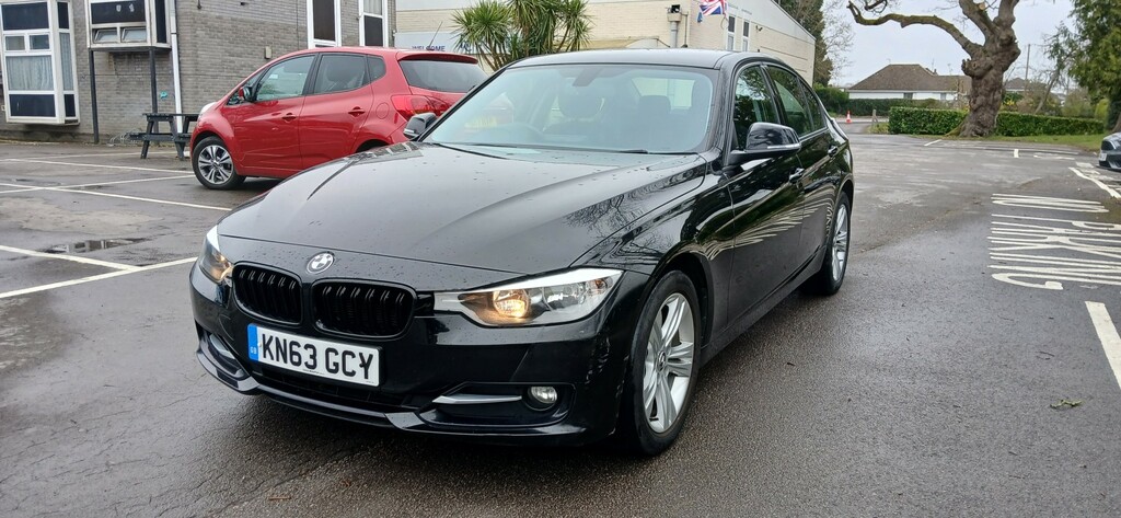 BMW 3 Series Saloon 2.0 320D Sport Saloon 2013 KN63GCY Black #4