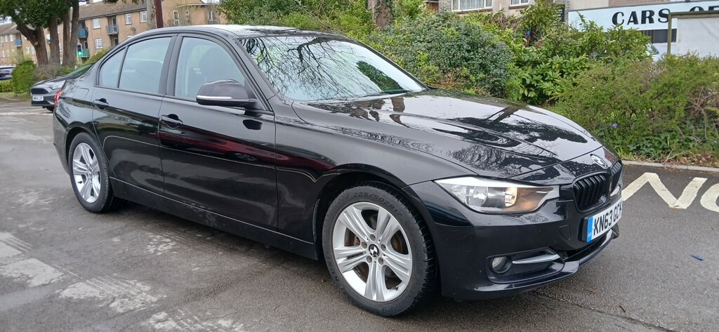 BMW 3 Series Saloon 2.0 320D Sport Saloon 2013 KN63GCY Black #2