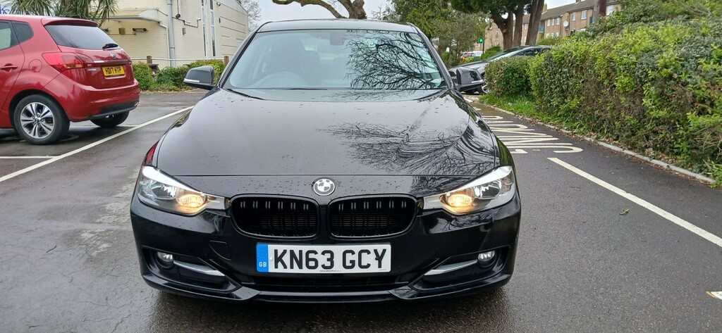 BMW 3 Series Saloon 2.0 320D Sport Saloon 2013 KN63GCY Black #3