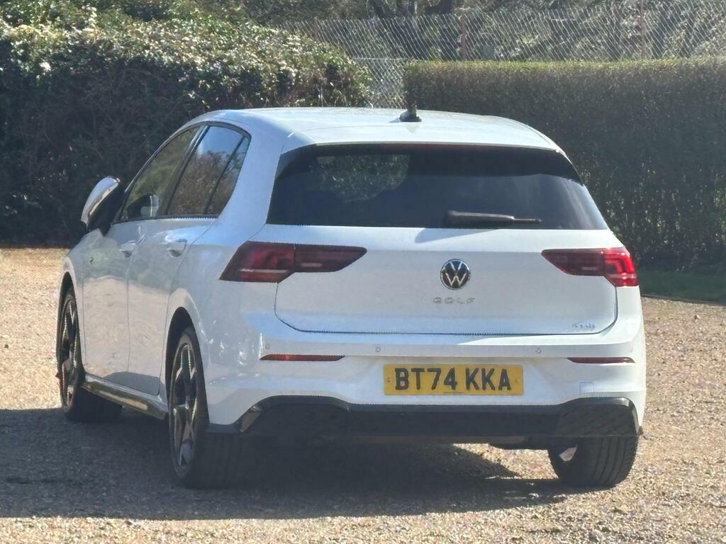 Volkswagen Golf 1.5 Etsi Mhev R-line Dsg Euro 6 S S BT74KKA White #5