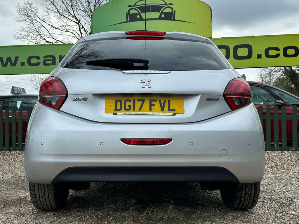 Peugeot 208 1.2 Puretech Allure Euro 6 Ss DG17FVL Silver #5