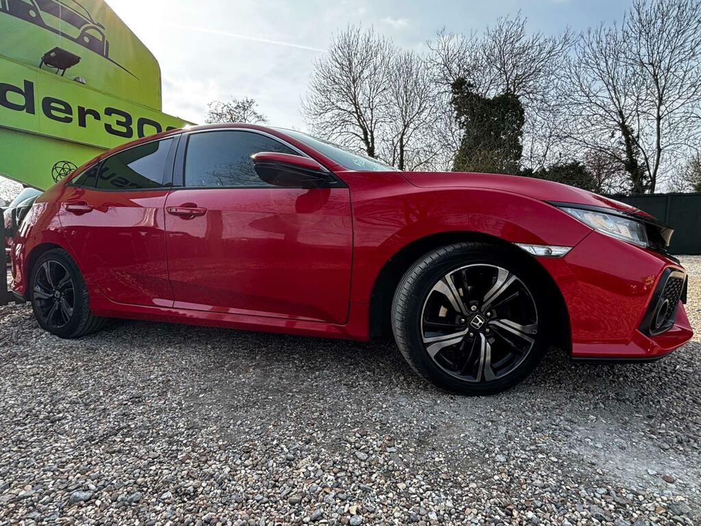 Honda Civic 1.0 Vtec Turbo Ex Euro 6 Ss WF18SNY Red #4