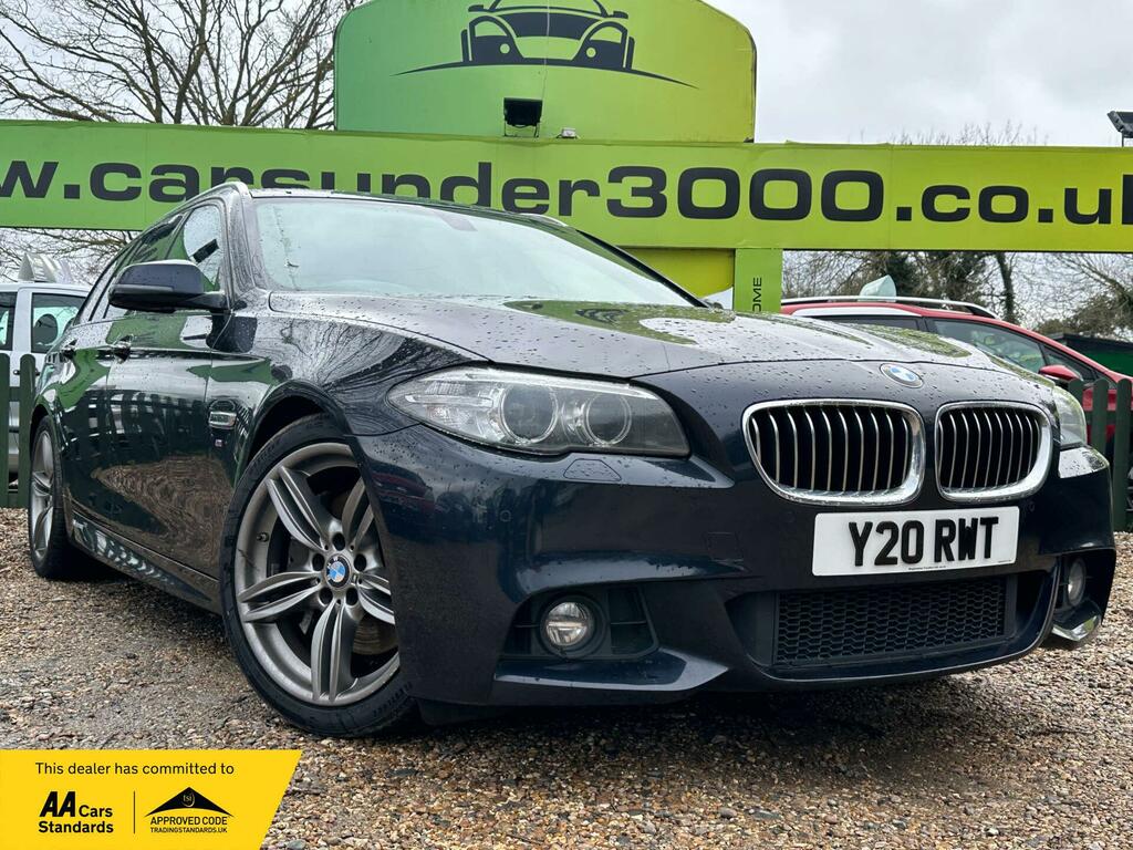 BMW 5 Series 2.0 525D M Sport Touring Euro 6 Ss Black