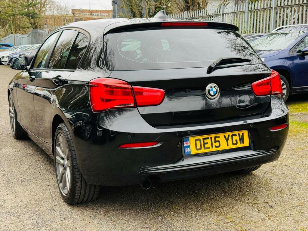 BMW 1 Series 1.6 118I Sport Euro 6 Ss OE15YGW Black #5