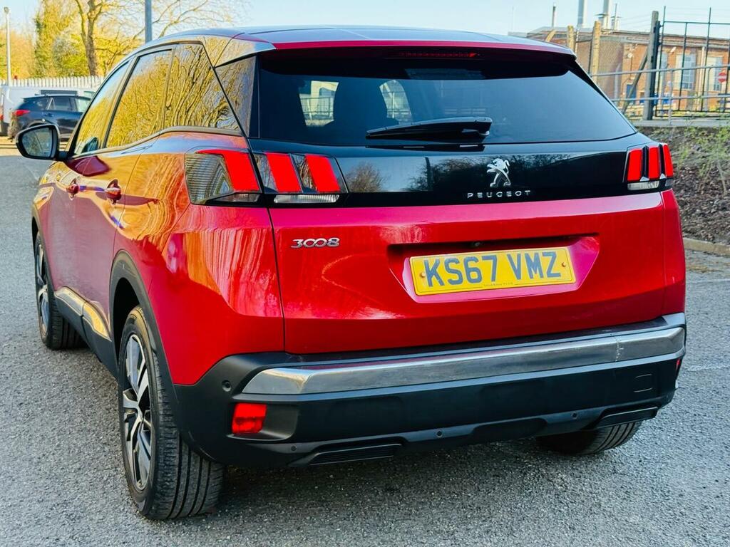 Peugeot 3008 1.6 Bluehdi Allure Eat Euro 6 Ss KS67VMZ Red #5