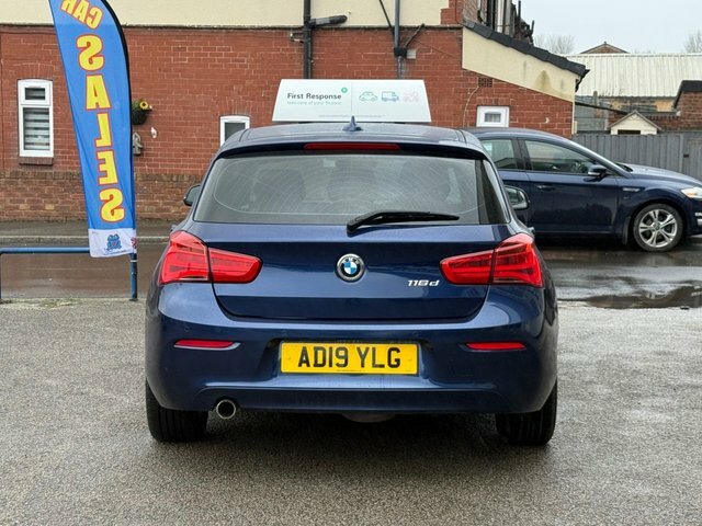 BMW 1 Series 1.5 116D Se Business Hatchback Eur AD19YLG Blue #4