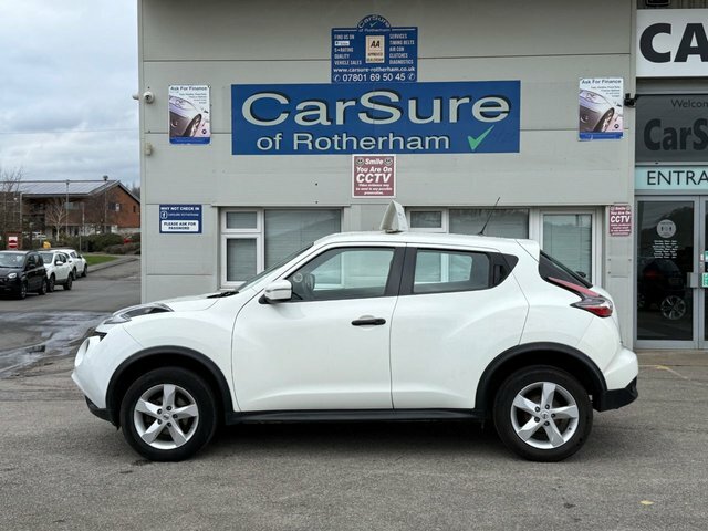 Nissan Juke 1.6 Visia Suv Euro 6 94 Ps YL15HVH White #2