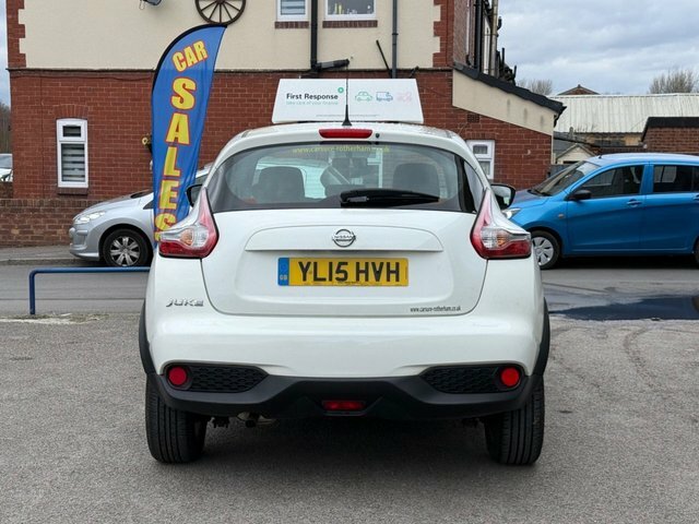 Nissan Juke 1.6 Visia Suv Euro 6 94 Ps YL15HVH White #4
