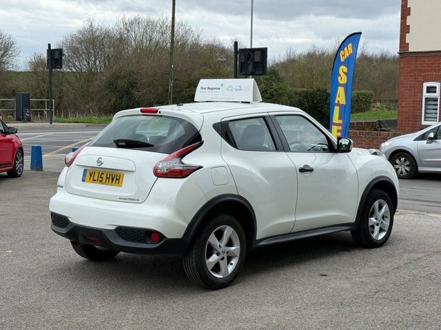 Nissan Juke 1.6 Visia Suv Euro 6 94 Ps YL15HVH White #5