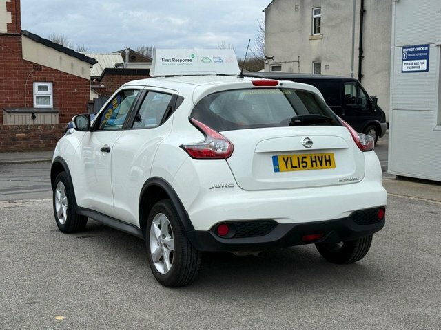 Nissan Juke 1.6 Visia Suv Euro 6 94 Ps YL15HVH White #3