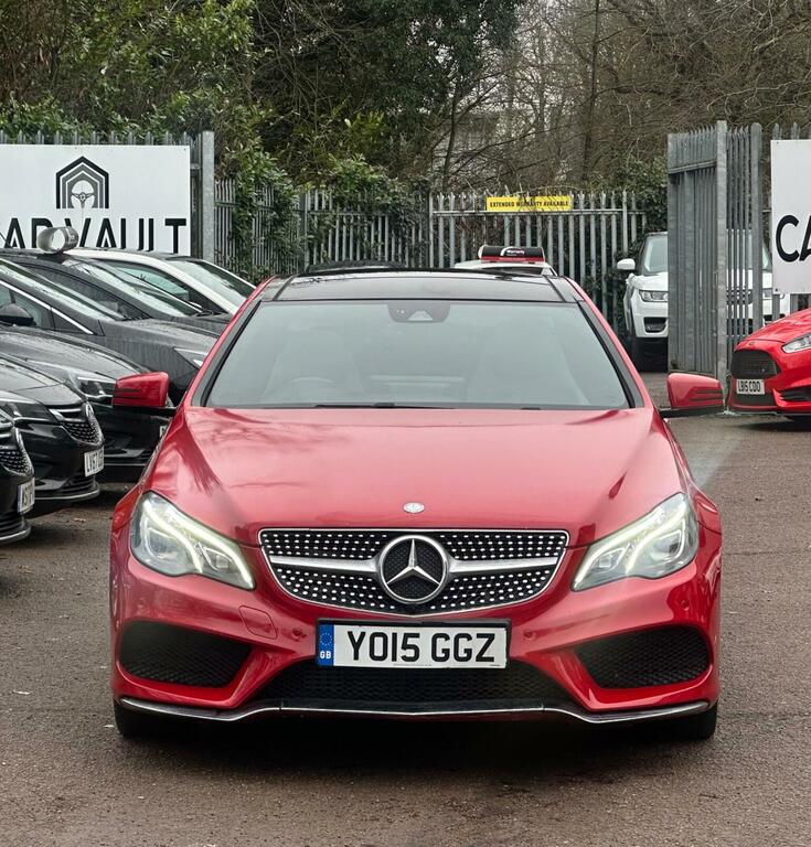 Mercedes-Benz E Class Coupe 2.1 E220d Bluetec Amg Line G-tronic Euro 6 YO15GGZ Red #2