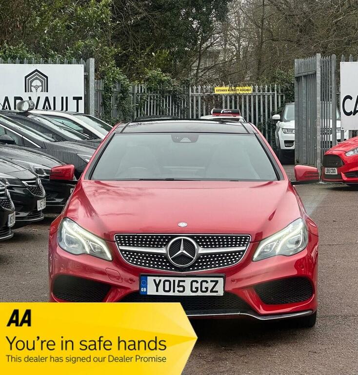 Mercedes-Benz E Class Coupe 2.1 E220d Bluetec Amg Line G-tronic Euro 6 Red