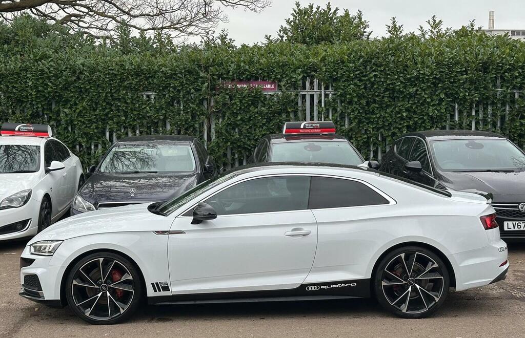 Audi A5 Coupe 2.0 Tdi S Line S Tronic Quattro Euro 6 Ss YY67CPE White #6