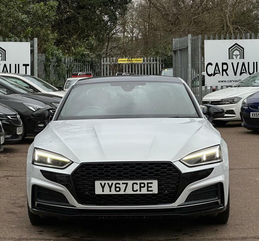 Audi A5 Coupe 2.0 Tdi S Line S Tronic Quattro Euro 6 Ss YY67CPE White #4