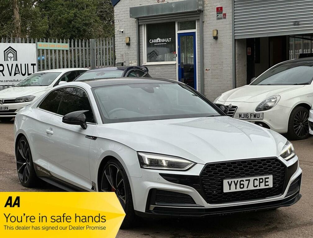 Audi A5 Coupe 2.0 Tdi S Line S Tronic Quattro Euro 6 Ss YY67CPE White #3