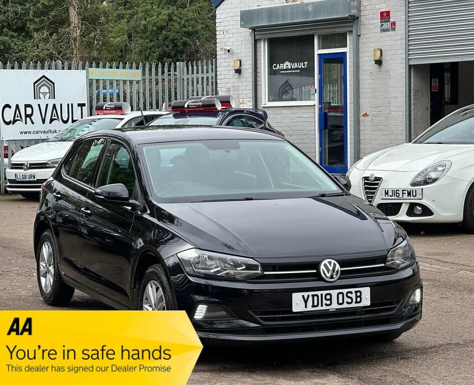 Volkswagen Polo Hatchback 1.0 Tsi Se Dsg Euro 6 Ss 201919 YD19OSB Black #3