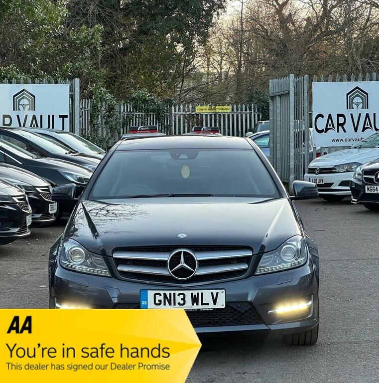 Mercedes-Benz C Class Coupe 1.6 C180 Blueefficiency Amg Sport Plus G-tro GN13WLV Grey #2