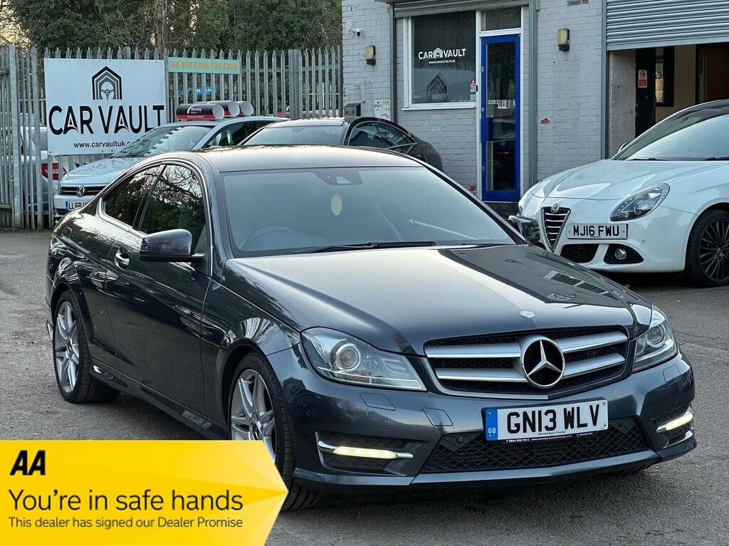 Mercedes-Benz C Class Coupe 1.6 C180 Blueefficiency Amg Sport Plus G-tro GN13WLV Grey #3