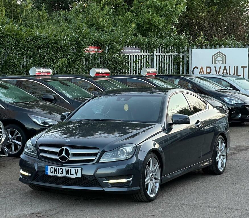 Mercedes-Benz C Class Coupe 1.6 C180 Blueefficiency Amg Sport Plus G-tro GN13WLV Grey #5