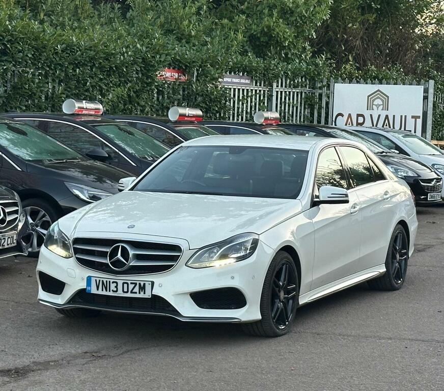 Mercedes-Benz E Class Saloon 2.1 E220 Cdi Amg Sport G-tronic Euro 5 S VN13OZM White #5