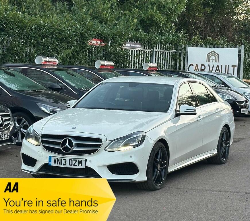 Mercedes-Benz E Class Saloon 2.1 E220 Cdi Amg Sport G-tronic Euro 5 S White