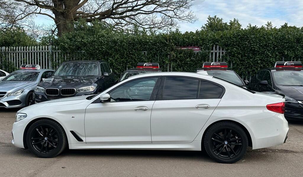 BMW 5 Series Saloon 2.0 520D M Sport Euro 6 Ss 201 PN67KLE White #6