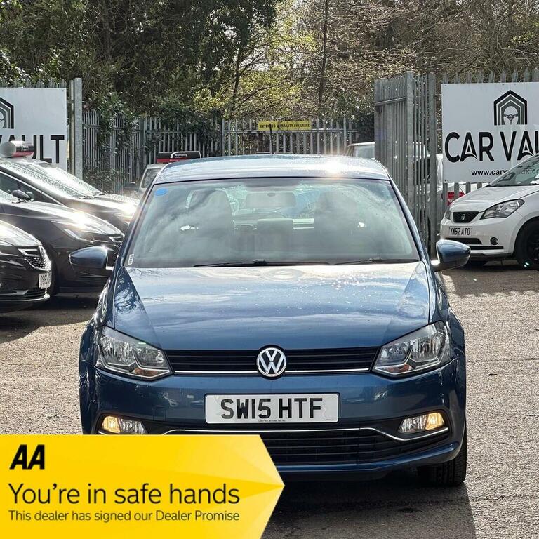 Volkswagen Polo Hatchback 1.0 Bluemotion Tech Se Euro 6 Ss SW15HTF Blue #2