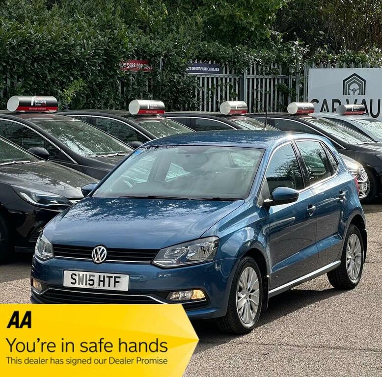 Volkswagen Polo Hatchback 1.0 Bluemotion Tech Se Euro 6 Ss Blue