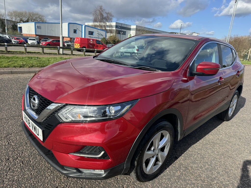 Nissan Qashqai 1.2 Dig-t Acenta 2018 HX18VMU Red #4