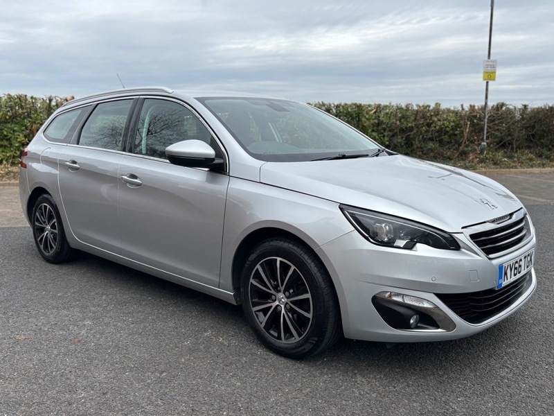 Peugeot 308 SW Blue Hdi Sw Allure KY66TGK Silver #5