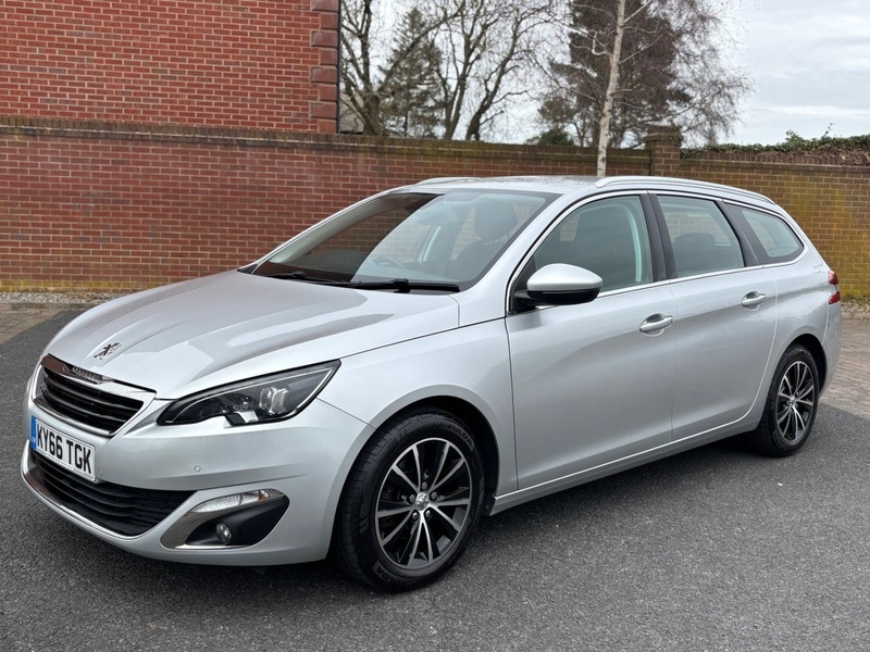 Peugeot 308 SW Blue Hdi Sw Allure KY66TGK Silver #2