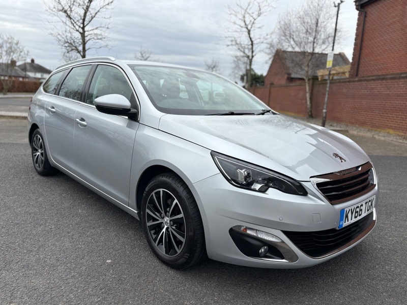 Peugeot 308 SW Blue Hdi Sw Allure KY66TGK Silver #4