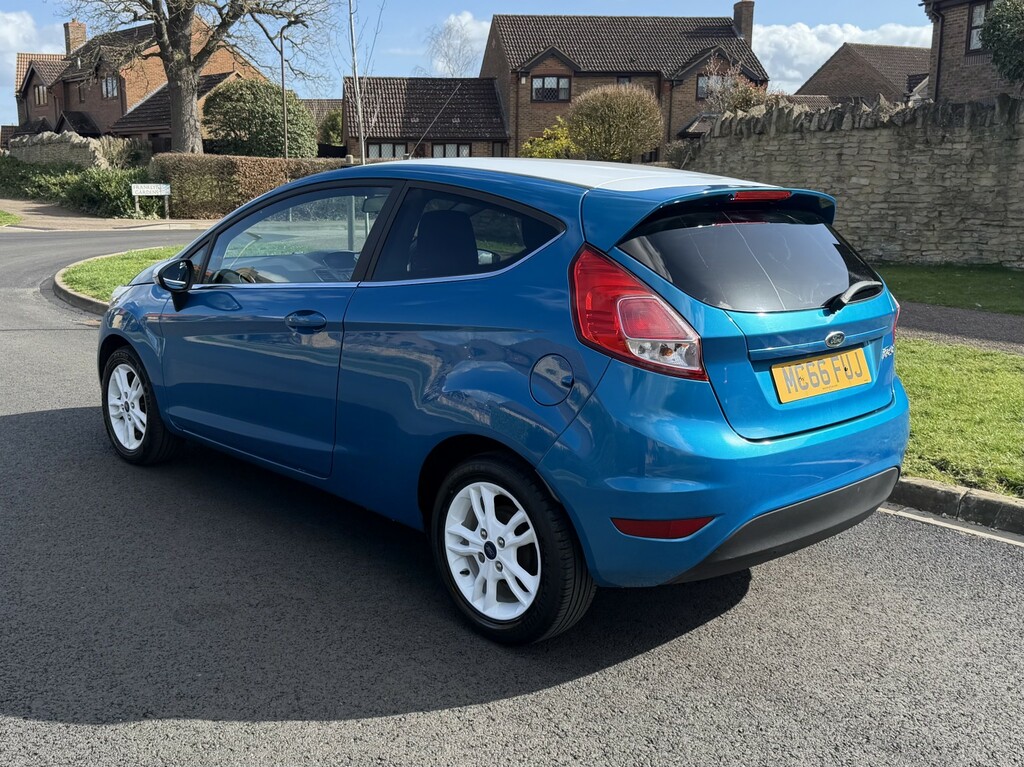 Ford Fiesta 1.3 Zetec Blue Edition 201766 MC66FUJ Blue #6