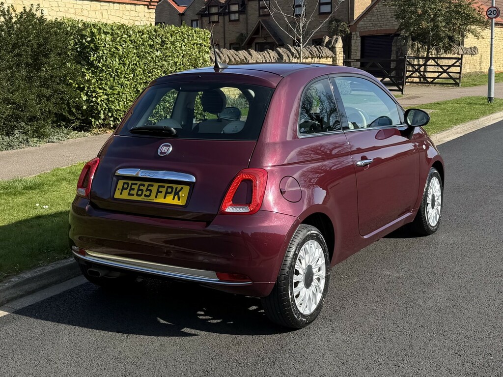 Fiat 500 1.2 500 My17 1.2 69Hp Lounge 201565 PE65FPK Red #4
