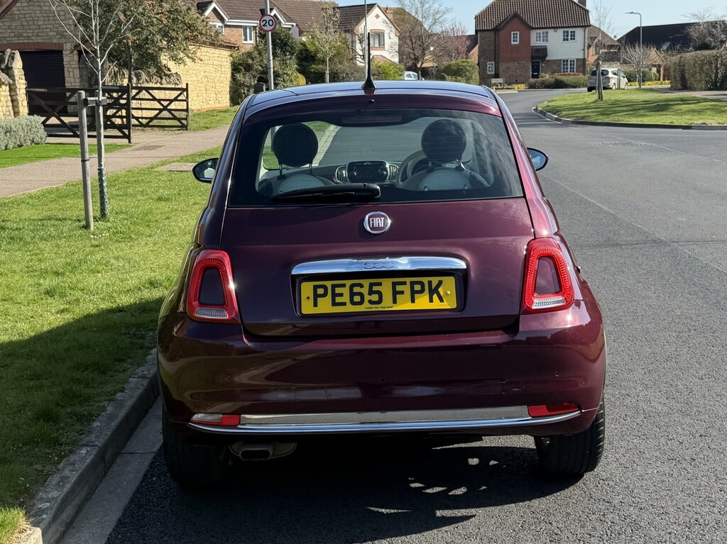 Fiat 500 1.2 500 My17 1.2 69Hp Lounge 201565 PE65FPK Red #5