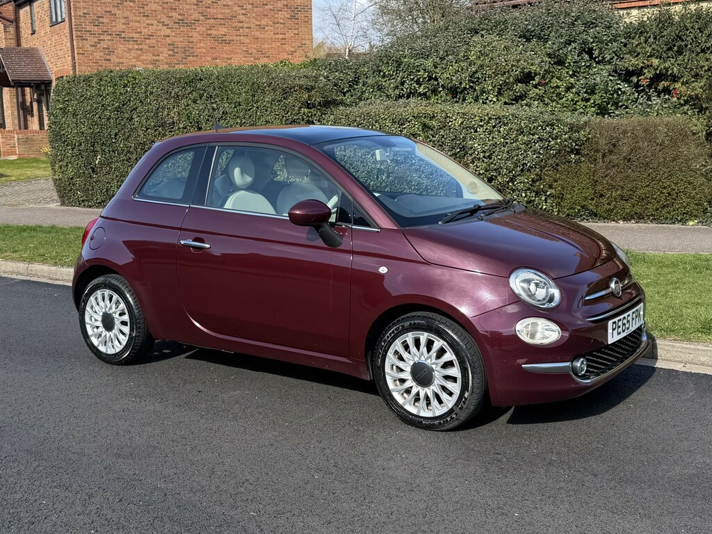 Fiat 500 1.2 500 My17 1.2 69Hp Lounge 201565 PE65FPK Red #2