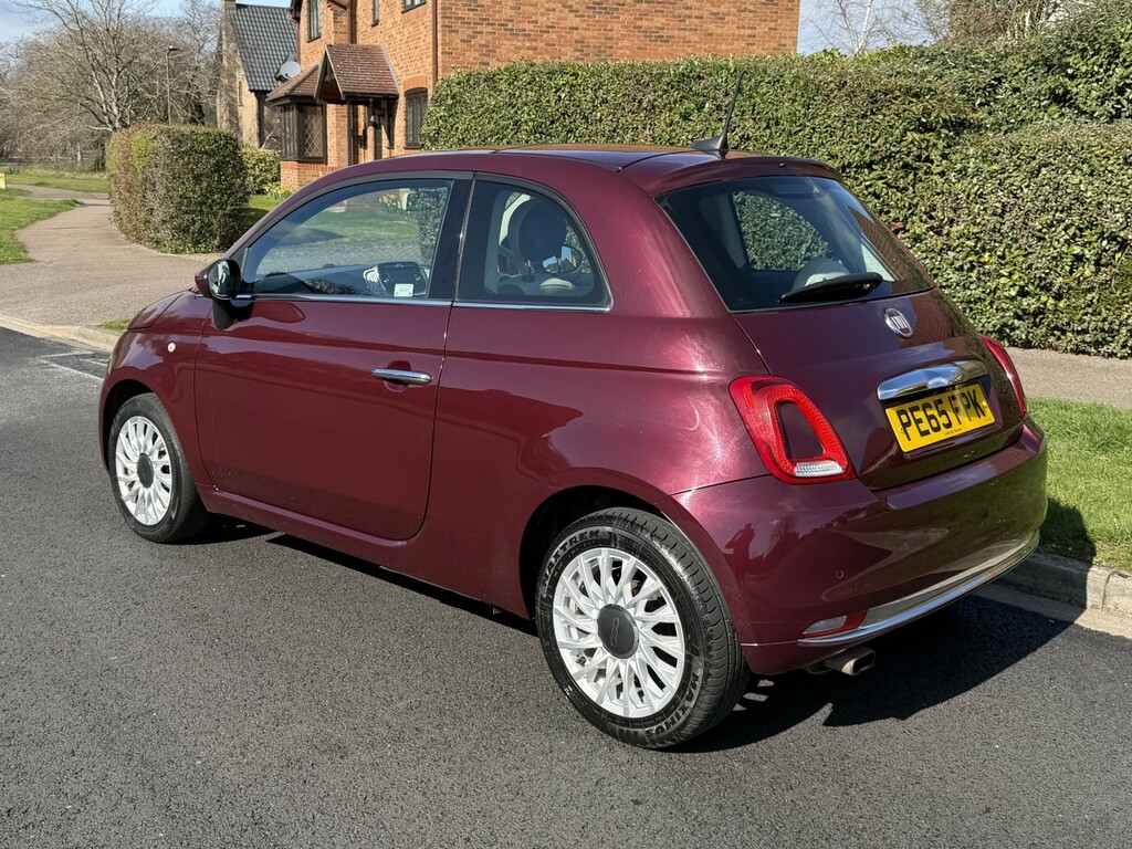 Fiat 500 1.2 500 My17 1.2 69Hp Lounge 201565 PE65FPK Red #6