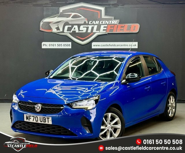 Vauxhall Corsa 2020 1.5 Turbo D Se Hatchback Eu MF70UBT Blue #3