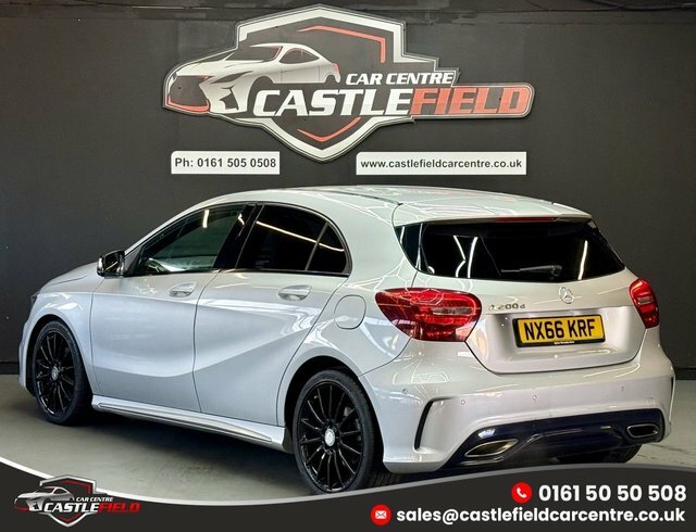 Mercedes-Benz A Class 2016 2.1 A200d Amg Line Executive Hatchback NX66KRF Silver #6