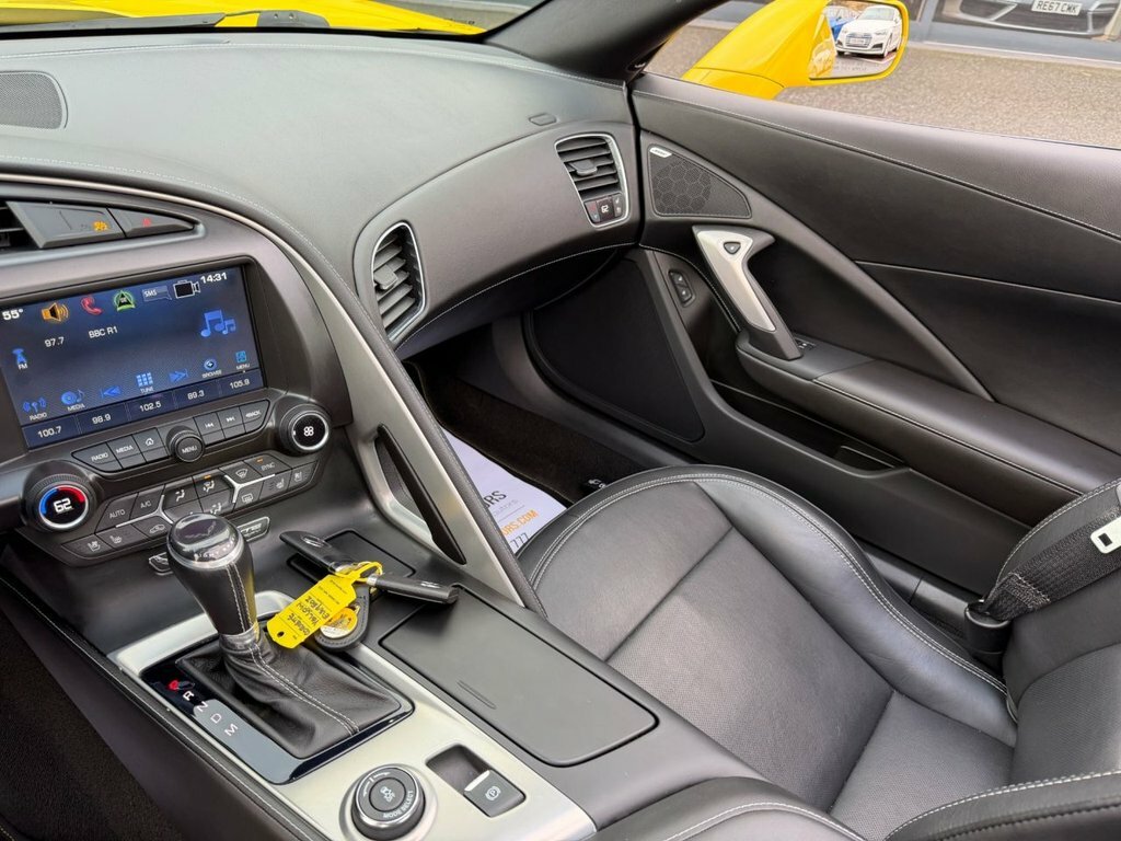 Chevrolet Corvette Convertible Yellow #6