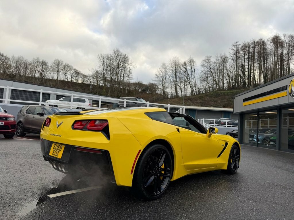 Chevrolet Corvette Convertible Yellow #3