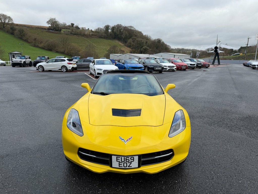 Chevrolet Corvette Convertible Yellow