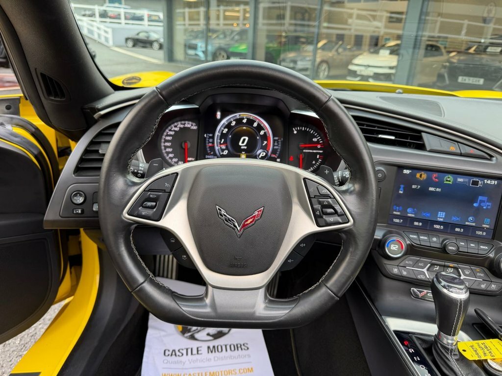 Chevrolet Corvette Convertible Yellow #5