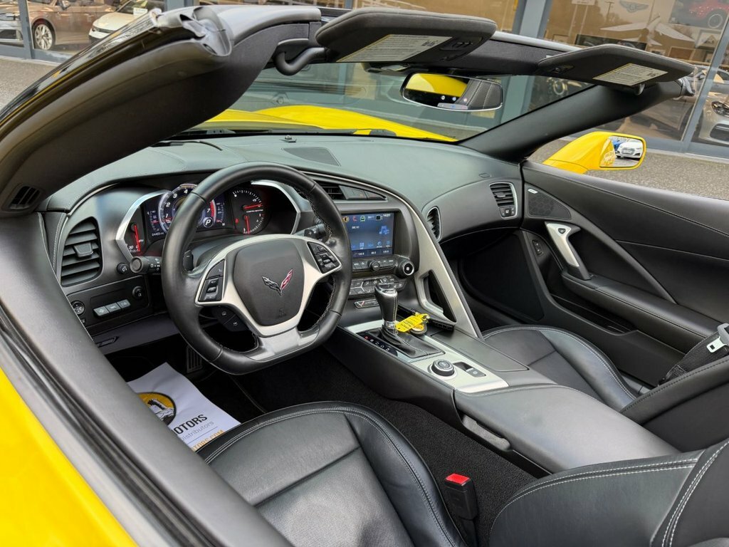 Chevrolet Corvette Convertible Yellow #4