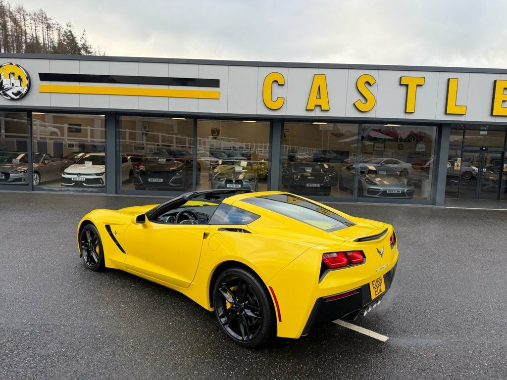 Chevrolet Corvette Convertible Yellow #2