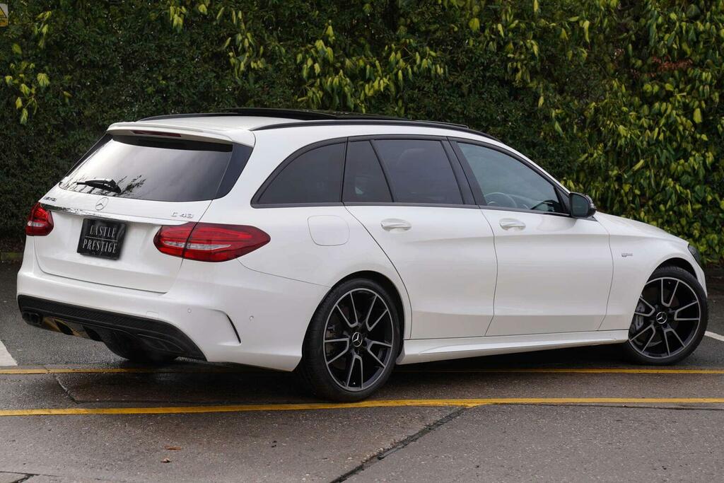 Mercedes-Benz C Class Estate 3.0 C43 V6 Amg Premium G-tronic 4Matic E IMP617 White #3