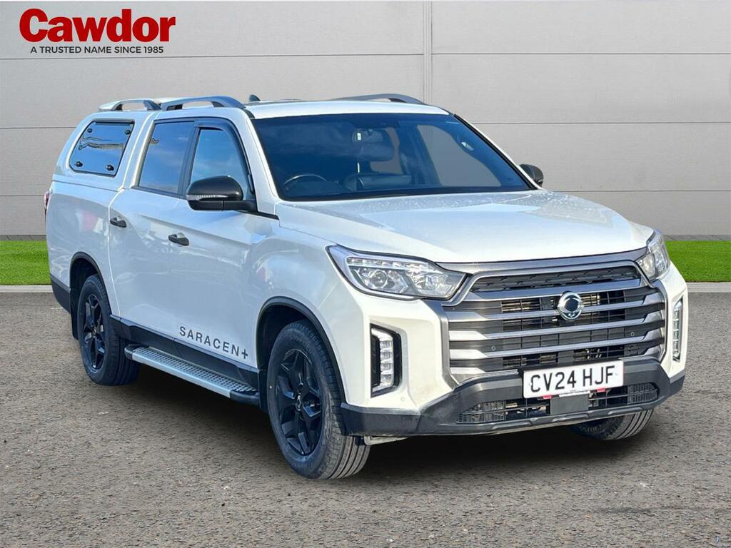 SsangYong Musso Saracen Cab White