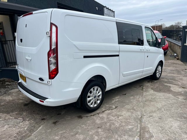 Ford Transit Custom 2022 2.0 300 Ecoblue Limited Crew Van Double Cab 5 MF72ZVV White #5