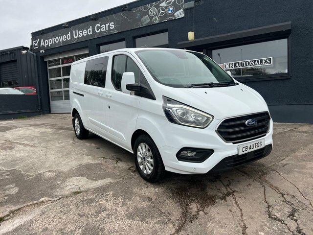 Ford Transit Custom 2022 2.0 300 Ecoblue Limited Crew Van Double Cab 5 MF72ZVV White #3