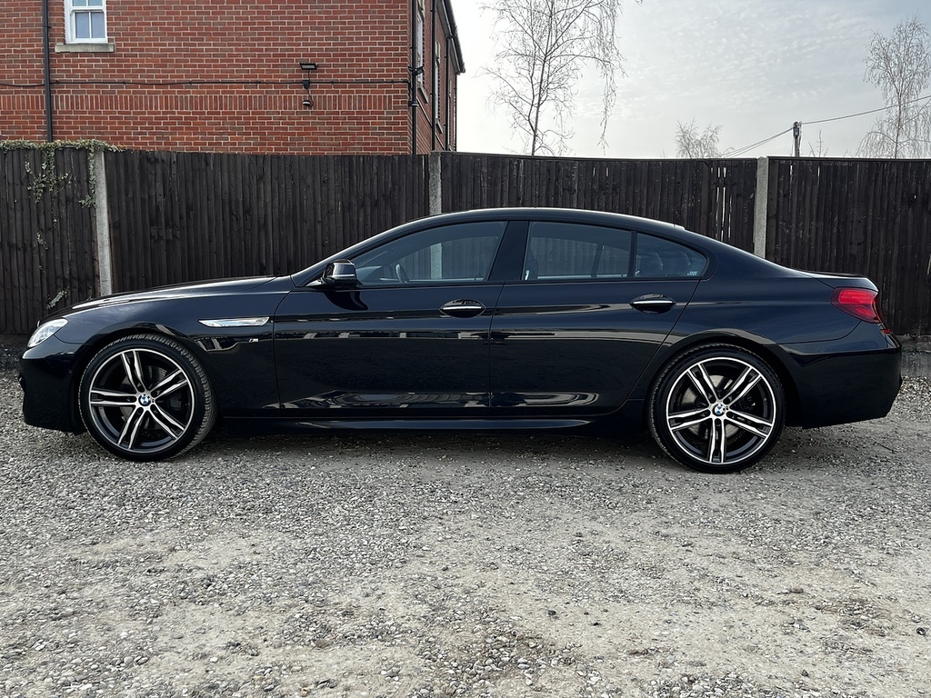 BMW 6 Series Gran Coupe 640D M Sport OW18JKE Black #5